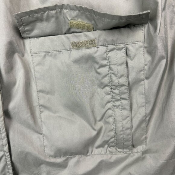 Tudor Court Windbreaker Jacket Women XL Green Removable Hood Zipped Pockets - Picture 8 of 12